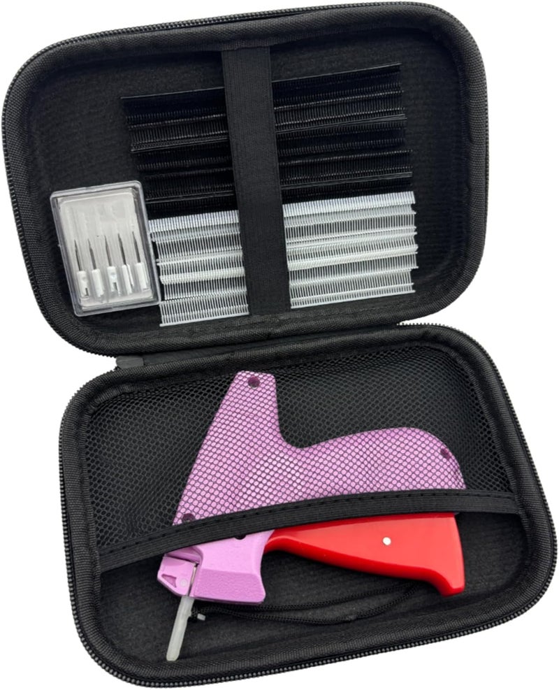 Fifchall Fine Stitch Gun Mini Stitch Gun Kit for Clothes, Quick Clothing Fixer with 6 Fine Needles, 1000 5mm Fasteners and Case, Speedy Clothing Fixer Stitch Gun for Clothes Quick Stitch Gun for Clothes - Image 1